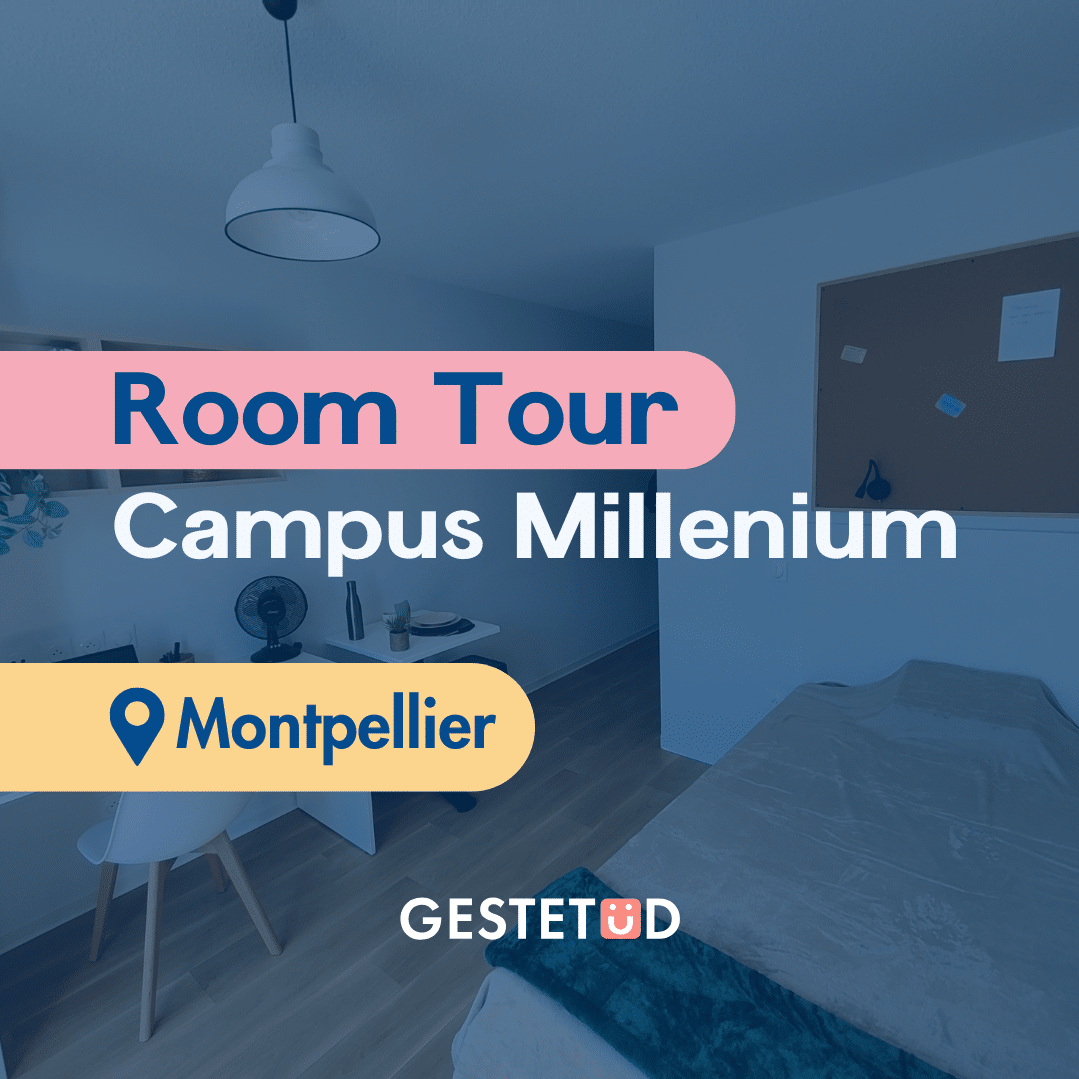 Room tour d'un studio étudiant de la résidence Campus Millenium