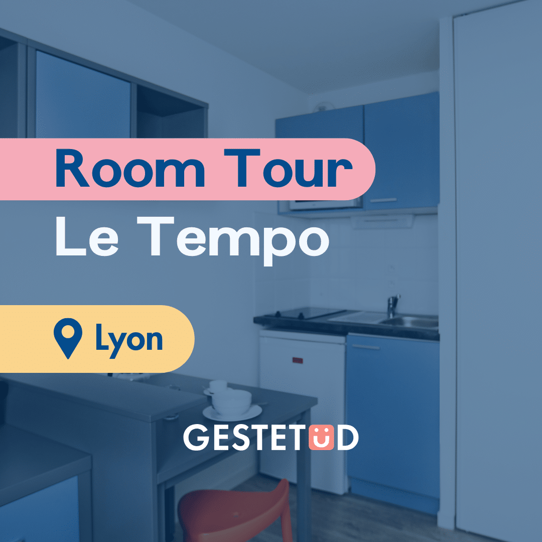 Room tour d'un studio étudiant de la résidence Le Tempo