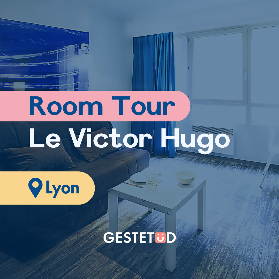 Room tour d'un studio étudiant de la résidence Victor Hugo