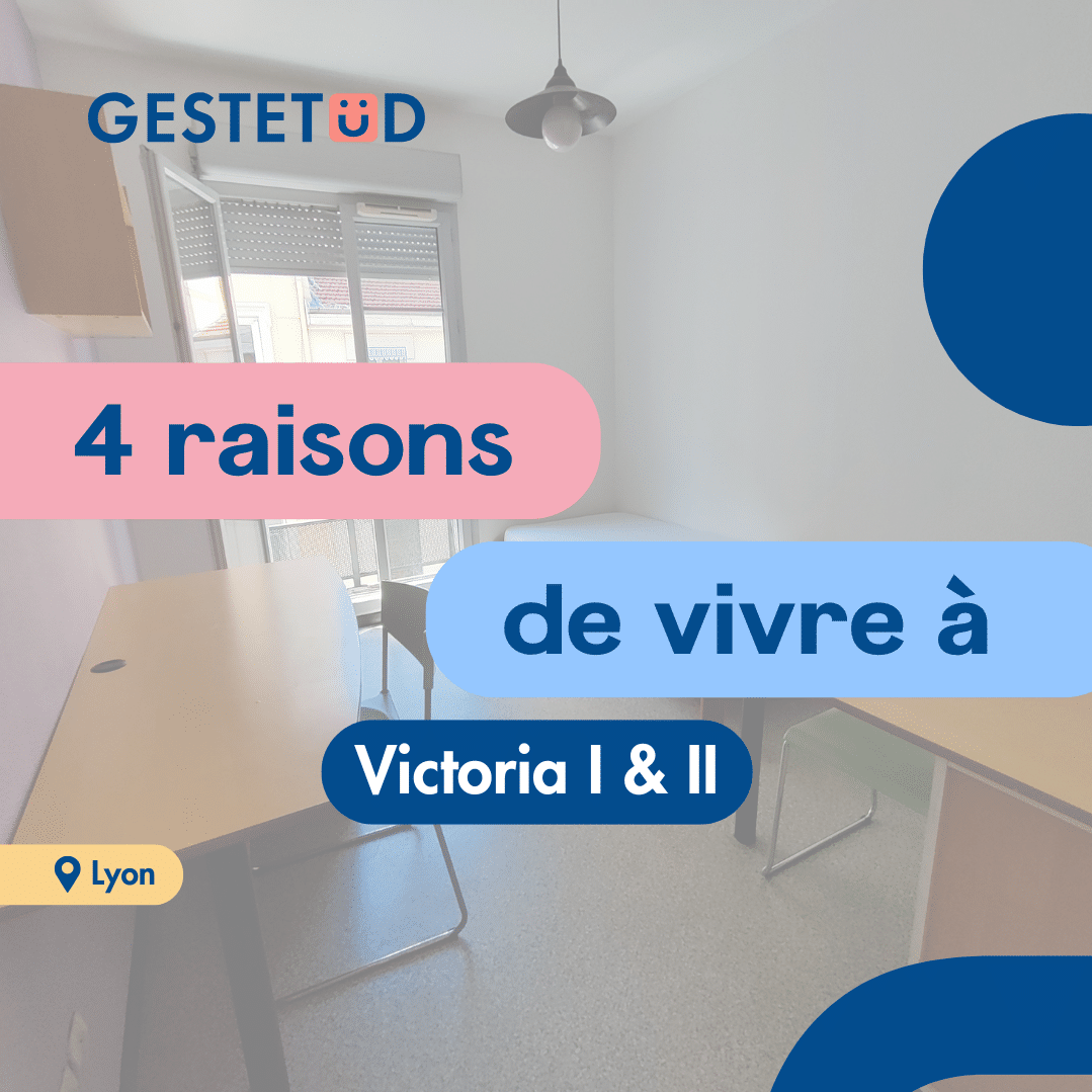 Nous vous présentons 4 raisons de vivre dans la résidence étudiante Le Victoria